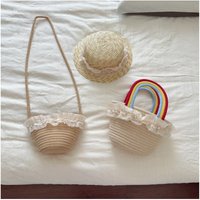 Kids Summer Straw Hat and Bag  - Spiderman Jumpsuit Kids review and price