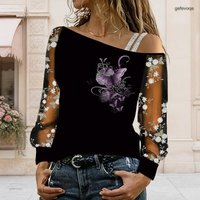 Women Off Shoulder Blouse Asym - Medieval Renaissance Dress Women review and price