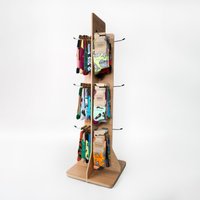 Spinning Counter Display Stand - Funny Chicken Leg Socks review and price