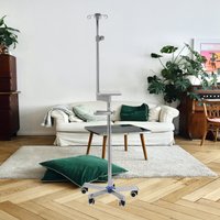 IV Stand with Wheels Stainless - Party Supplies review and price
