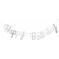 Happy Birthday slinger (Zilver - Party Supplies review and price