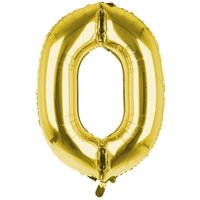 Cijfer Ballon '0'  Goud (100CM - Party Supplies review and price