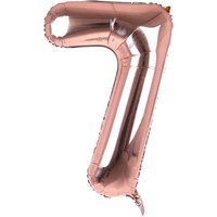 Cijfer Ballon '7' Rosé (100CM) - Party Supplies review and price