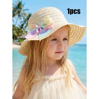 1Pc 1-5Y Girls Beige Straw Hat - Spiderman Jumpsuit Kids review and price