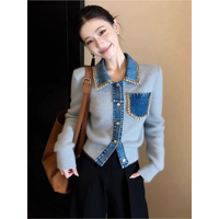Unique Winter Blue Denim Splic - Medieval Renaissance Dress Women review and price