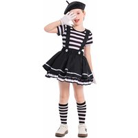 Kids Mime Clown Costume for Gi - Spiderman Jumpsuit Kids review and price