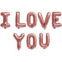 I LOVE YOU ballon Rosé (40CM) - Party Supplies review and price